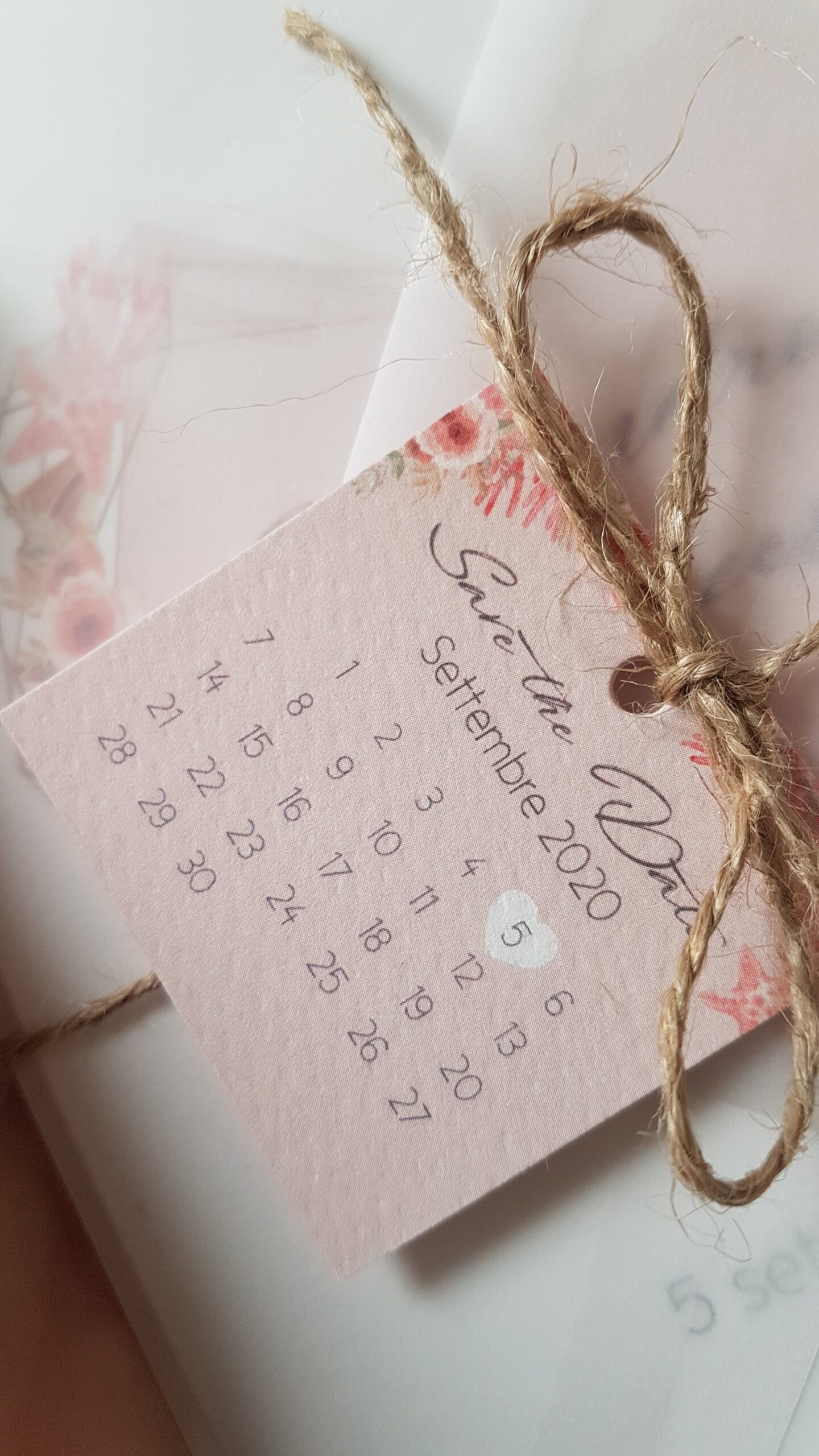 Tag save the date per partecipazioni di matrimonio